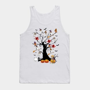 Beagle Halloween Tree Pumpkin Gift Tank Top